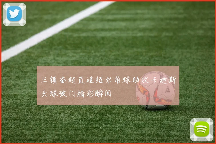 三镇奋起直追绍尔角球助攻卡迪斯头球破门精彩瞬间